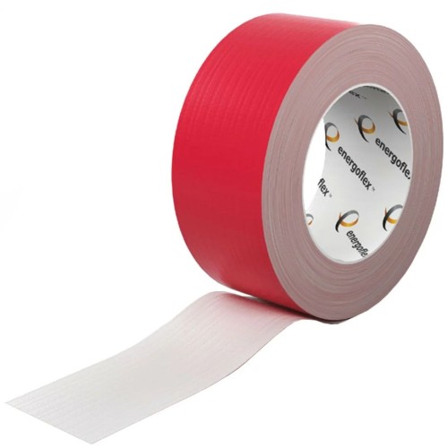 Лента армированная 48мм х 25м самоклеящаяся красная Energoflex Energopro в Москве