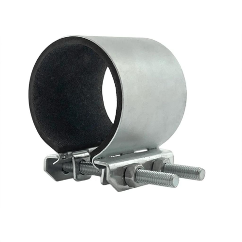 Хомут ремонтный односторонний трубный стальной оцинкованный Сансфера 52х40х70 мм