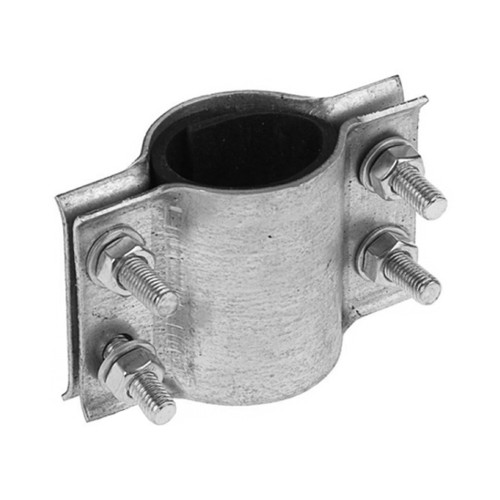 Хомут двухсторонний трубный стальной оцинкованный ККАЗ 32х25 мм