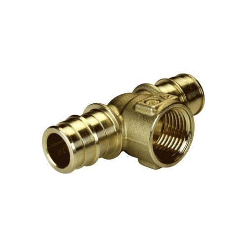 Тройник латунный Дн 16-1/2"-16 ВР (ВН) для PE-X труб РОС в Москве