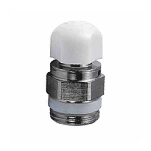 Кран Маевского ручной латунный Ду-15 (1/2") Ру-10 НР (НАР) с колпачком Giacomini R66A в Москве