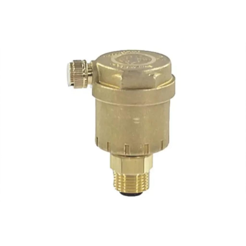 Воздухоотводчик автоматический латунный Ду-10 (3/8") Ру-14 НР (НАР) прямой с запорным клапаном Giacomini R88I в Москве