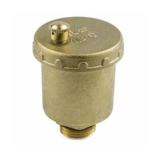 Воздухоотводчик автоматический латунный Ду-15 (1/2") Ру-10 НР (НАР) с запорным клапаном Aquasfera 5001