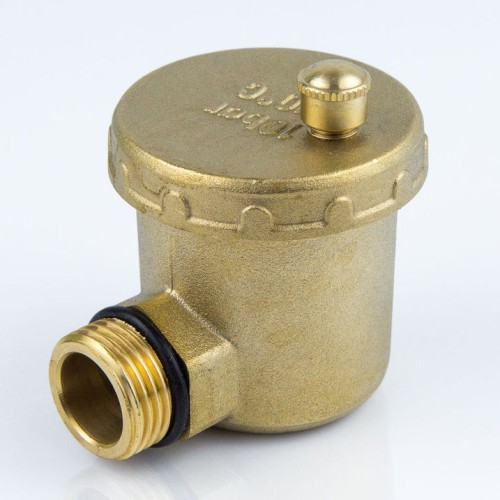 Воздухоотводчик автоматический латунный Ду-15 (1/2") Ру-10 НР (НАР) угловой Aquasfera 5004 в Москве