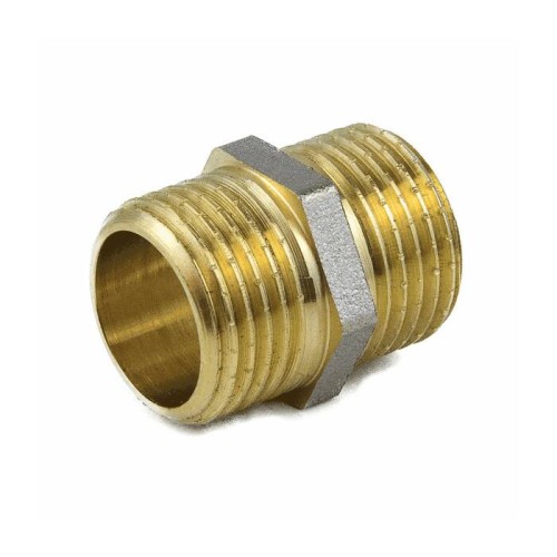 Ниппель латунный переходной НР Aquasfera 15 мм 1/4"