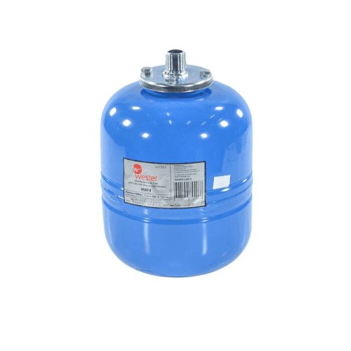 Гидроаккумулятор вертикальный стальной с наружной резьбой Wester WAV 16 бар 5000 л в Москве