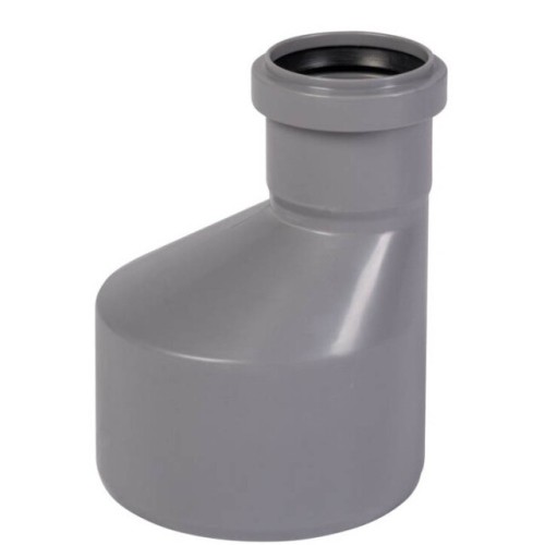 Переход канализационный PP-H эксцентрический серый Дн 110-50 б/нап в/к VALFEX в Москве