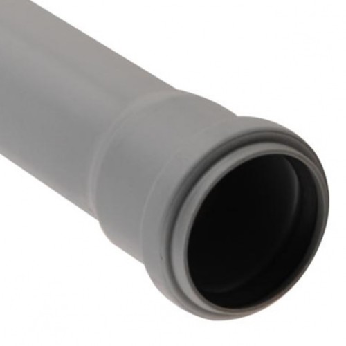 Патрубок канализационный PP-H компенсационный серый Дн 40 б/нап в/к HT HTL Ostendorf в Москве