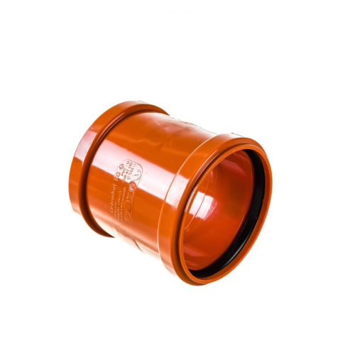 Муфта канализационная PP-B ремонтная коричневая Дн 200 б/нап в/к RTP (РосТурПласт) в Москве