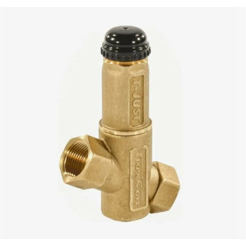 Клапан балансировочный латунный термостатический с внутренней резьбой 1,0 МПа R158A Giacomini 20 мм в Москве