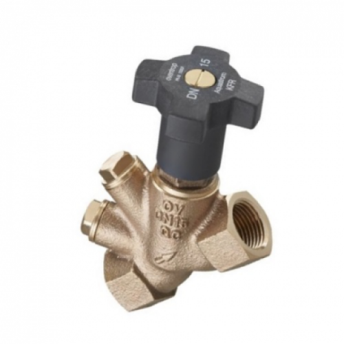 Клапан балансировочный бронзовый ручной с внутренней резьбой 1,6 МПа Aquastrom KFR Oventrop 32 мм в Москве