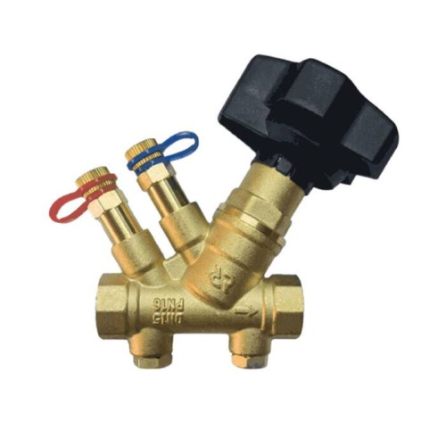 Клапан балансировочный латунный ручной с внутренней резьбой 1,6 МПа MVT-R Ридан 25 мм в Москве