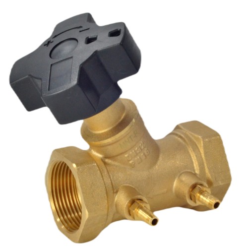 Клапан балансировочный латунный ручной с внутренней резьбой 1,6 МПа MNT-R Ридан 32 мм в Москве