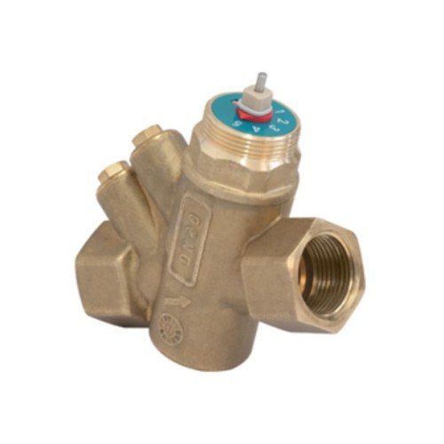 Клапан балансировочный латунный комбинированный с внутренней резьбой 2,5 МПа R206AM Giacomini 20 мм в Москве