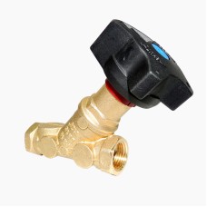 Клапан балансировочный латунный ручной с внутренней резьбой 1,6 МПа STAD.BY-3 Цветлит 20 мм