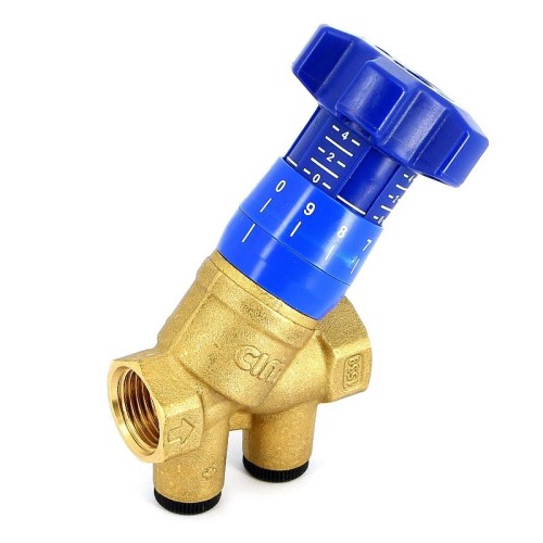 Клапан балансировочный латунный ручной с внутренней резьбой 2,5 МПа CIM 787OT Cimberio 25 мм в Москве