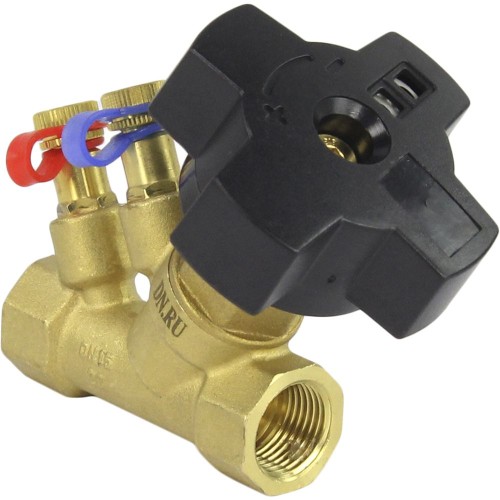 Клапан балансировочный латунный ручной с внутренней резьбой 1,6 МПа MVT-R LF Ридан 20 мм в Москве