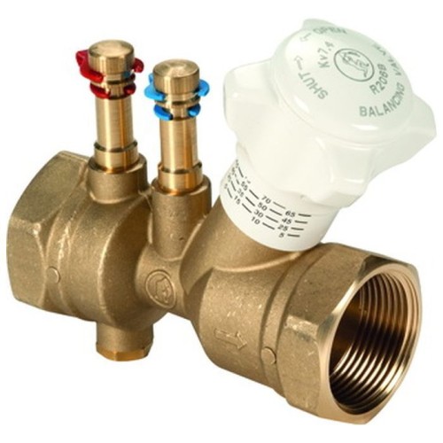 Клапан балансировочный латунный ручной с внутренней резьбой 2,5 МПа R206B Giacomini 32 мм в Москве