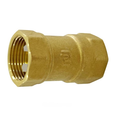 Клапан обратный латунный осевой пружинный с внутренней резьбой EPDM 1,6 МПа Эко 15 мм 1/2" в Москве