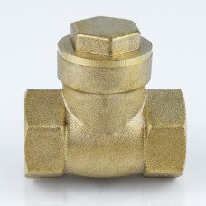 Клапан обратный латунный подъемный с внутренней резьбой 1,6 МПа 16б1бк Цветлит 25 мм 1"