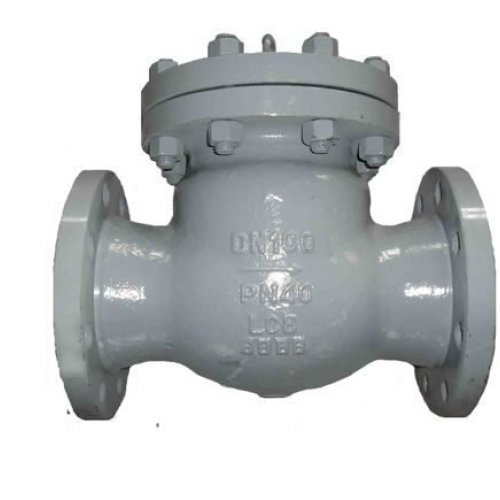 Клапан обратный стальной поворотный фланцевый 4,0 МПа 19с53нж 100 мм в Москве