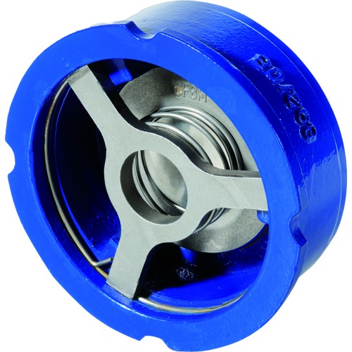 Клапан обратный чугунный осевой пружинный межфланцевый 1,6 МПа NVD-802R Ридан 100 мм в Москве