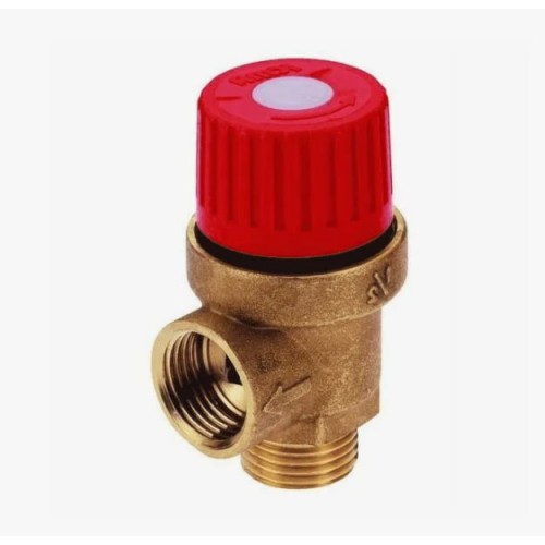 Клапан предохранительный латунный пружинный с внутренней резьбой Prescor Flamco 32 мм 1 1/4" в Москве