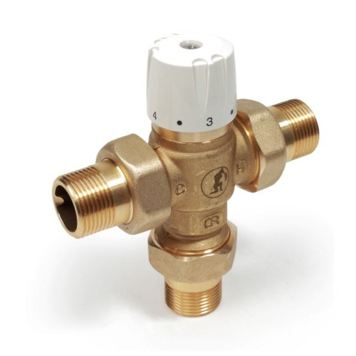 Клапан смесительный латунный термостатический седельный с наружной резьбой 1,0 МПа Giacomini 25х165 мм в Москве