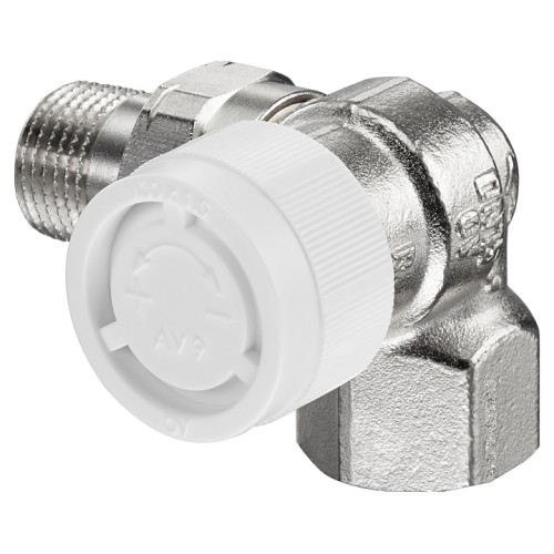 Клапан термостатический трехосевой правый Ду-15 (1/2") Ру-10 ВР-НР (ВН-НАР) серия AV9 Oventrop в Москве