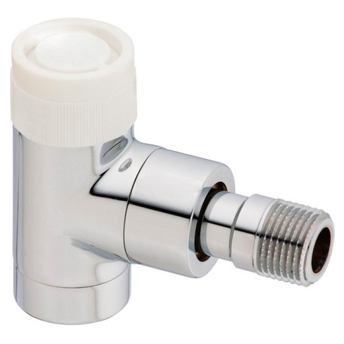 Клапан термостатический угловой Ду-15 (1/2") Ру-10 ВР-НР (ВН-НАР) хром серия E Oventrop в Москве