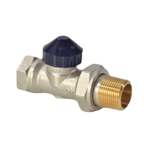 Клапан термостатический угловой Ду-15 Ру-10 ВР (ВН) гайка М30х1,5 с преднастройкой TR-N Ридан в Москве