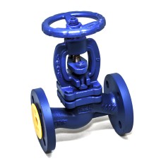 Клапан запорный сальниковый чугунный фланцевый 1,6 МПа 215A Zetkama 300х850 мм