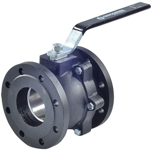 Кран шаровый чугунный фланцевый Ду-40 Ру-16 L=140мм полнопроходной Giacomini R740F в Москве