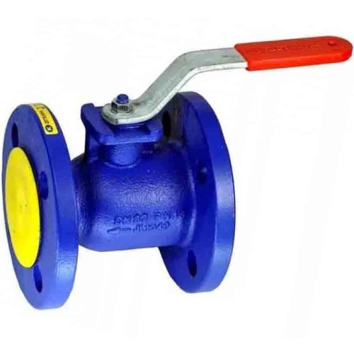 Кран шаровый чугунный фланцевый Ду-20 Ру-16 L=120мм полнопроходной Zetkama 565A в Москве