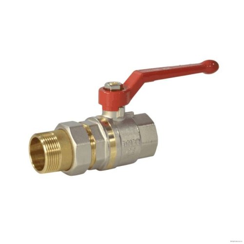 Кран запорный латунный полнопроходной с ручкой-рычагом ВР-НР Ру 50 Ideal 091 Itap 10 мм 3/8" в Москве
