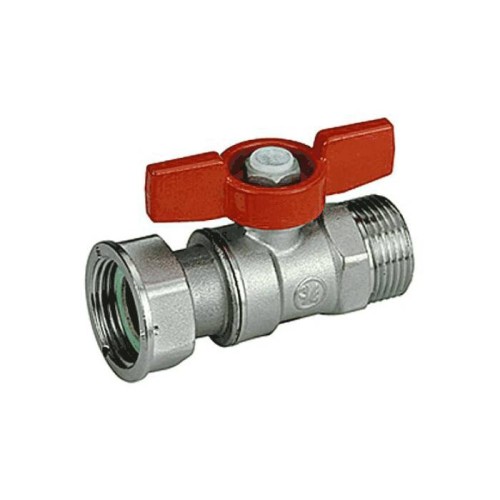 Кран запорный латунный стандартнопроходной с ручкой-бабочкой ВР-накидная гайка Ру 42 R251P Giacomini 15х76 мм 3/4" в Москве