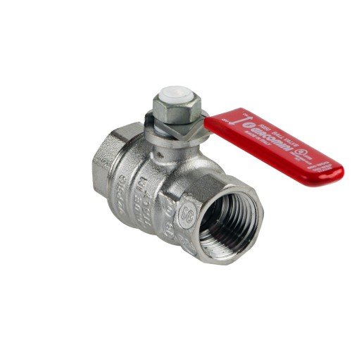 Кран запорный латунный полнопроходной с ручкой-рычагом ВР (ВН) Ру 42 R950 Giacomini 15 мм 1/2" в Москве