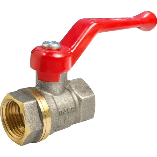 Кран запорный латунный стандартнопроходной с ручкой-рычагом ВР (ВН) Ру 16 ПРАКТИК 120 ГАЛЛОП 15 мм 1/2" в Москве
