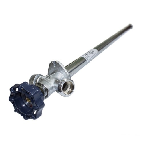 Кран запорный латунный незамерзающий стандартнопроходной без штуцера маховик НР Ру 10 15х450 мм 3/4" в Москве