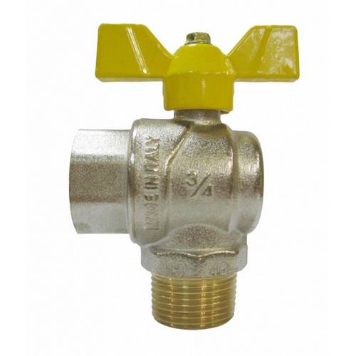 Кран запорный латунный полнопроходной с ручкой-бабочкой ВР-НР Ру 5 R780 Giacomini 15х50 мм 1/2" в Москве