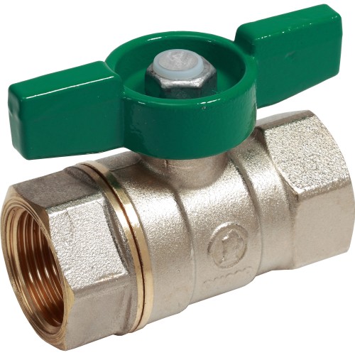 Кран запорный латунный стандартнопроходной с ручкой-бабочкой ВР (ВН) Ру 42 R251W Giacomini 15х56 мм 1/2" в Москве