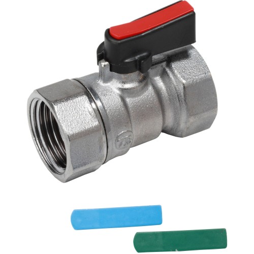 Кран запорный латунный стандартнопроходной с ручкой-флажком ВР (ВН) Ру 16 R690 Giacomini 15х46 мм 1/2" в Москве