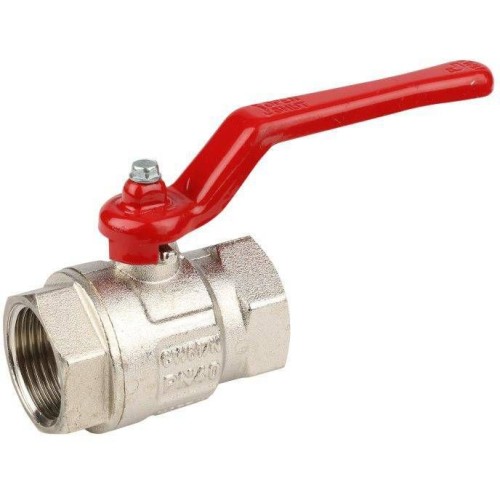 Кран запорный латунный полнопроходной с ручкой-рычагом ВР (ВН) Ру 40 BV.511 MVI 20 мм 3/4" в Москве