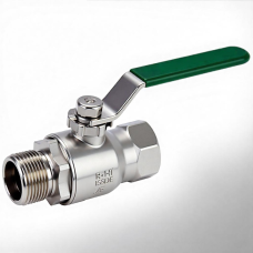 Кран запорный латунный стандартнопроходной с ручкой-рычагом ВР-НР Ру 42 R254WL Giacomini 15 мм 1/2"