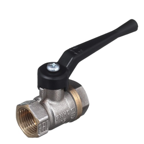 Кран запорный латунный угловой стандартнопроходной с ручкой-рычагом ВР-американка Ру 40 Pride LD 15 мм 1/2" в Москве