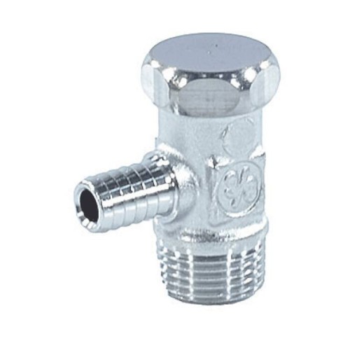 Кран шаровый латунный сливной стандартнопроходной НР-штуцер Ру 10 R65D Giacomini 8х80 мм 1/4" в Москве