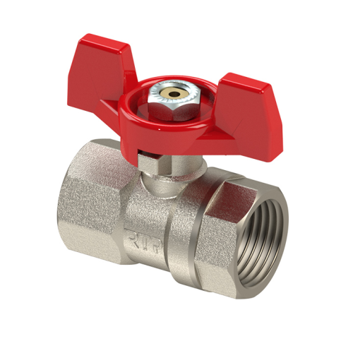 Кран запорный латунный полнопроходной с ручкой-рычагом ВР (ВН) Ру 16 Optibal Oventrop 15 мм 1/2" в Москве