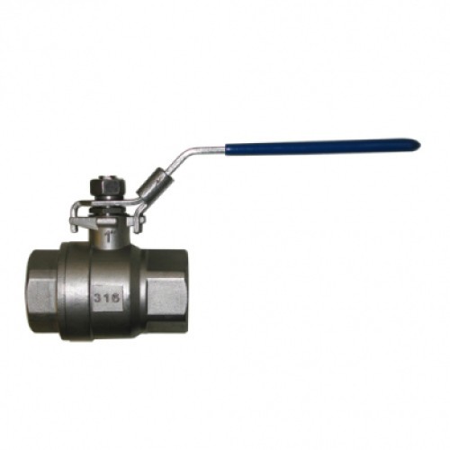Кран шаровый нержавеющий ВР (ВН) полнопроходной Ру 25 AISI 304 NK-BML NK 65х130 мм 2 1/2" в Москве