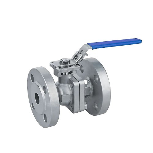 Кран запорный нержавеющий фланцевый полнопроходной ручка-рычаг Ру 40 Benarmo 50х150 мм в Москве