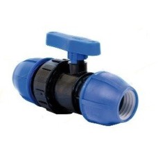 Компрессионный кран ПНД Дн 50-50 Ру-16 VALFEX